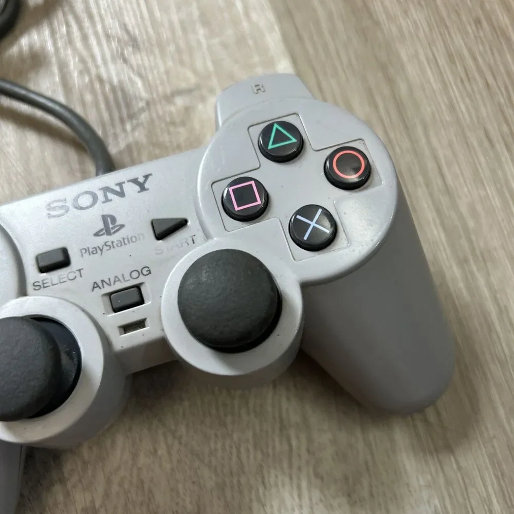 Official Sony PS1 Controller OEM PlayStation 1 DualShock Analog Tested SCPH-1200
